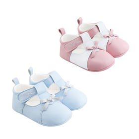 【特惠39元/双】比士尼春夏款单鞋男女童鞋婴儿鞋宝宝鞋纯色透气休闲鞋魔术贴