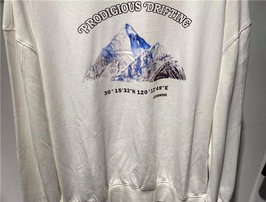 311106002 坚持我的/jasonwood男款 2021年秋季新品 印花圆领卫衣 商品图2