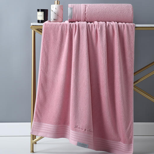 新疆长绒棉浴巾家用纯棉吸水速干夏季全棉大毛巾纯色酒店成人男女 商品图2
