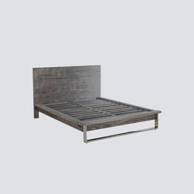 NS家居nsfurniture卧室进口实木双人床NSBD-FISO-PBQWG