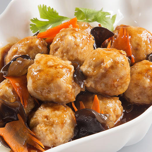 鱼香肉丸70新鲜中粮猪肉搭配30手工刮制洪湖生态鱼鱼红口感松软不肥腻