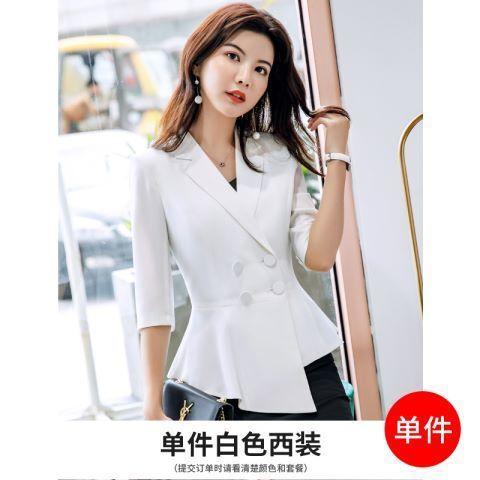 TZW-韩版职业装气质女神范夏季西装套装女 商品图2
