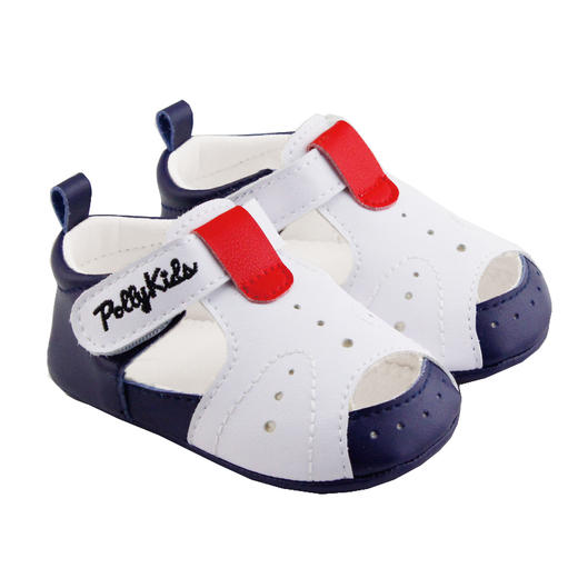 【特惠39元/双】比士尼春夏款单鞋男女童鞋婴儿鞋宝宝鞋拼接透气休闲鞋魔术贴 商品图1