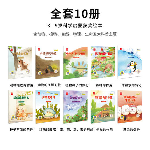 全套10册 儿童阅读书籍幼儿园 幼儿读物2-3-4-5-6岁 适合大班幼儿阅读的绘本 图画书 益智启蒙宝宝故事书三岁孩子早教读物科普漫画 商品图1