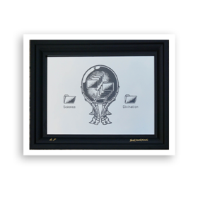 日腥月臆丨镜子版画