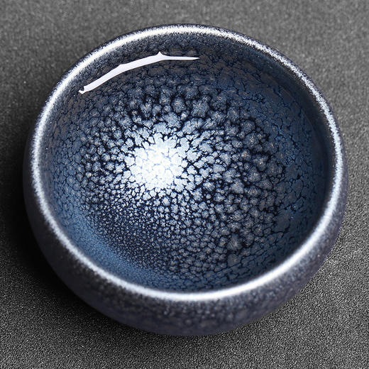 天目盏建盏主人杯单杯百花禅定盏杯家用大号茶杯陶瓷单个茶盏铁胎 商品图0