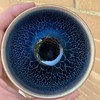 建阳建盏原矿铁胎蓝龙麟茶碗油滴功夫茶杯茶盏主人杯品茗杯 商品缩略图4