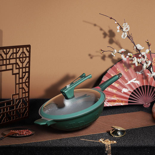 TIBORANG帝伯朗， Fenia菲尼雅 浮雕钛金多用锅32cm 商品图3