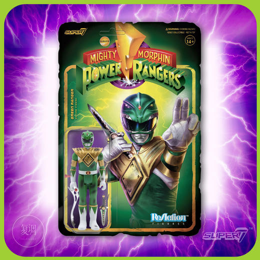 现货 Super7 恐龙战队 PowerRangers 战损版 3.75 挂卡 商品图2