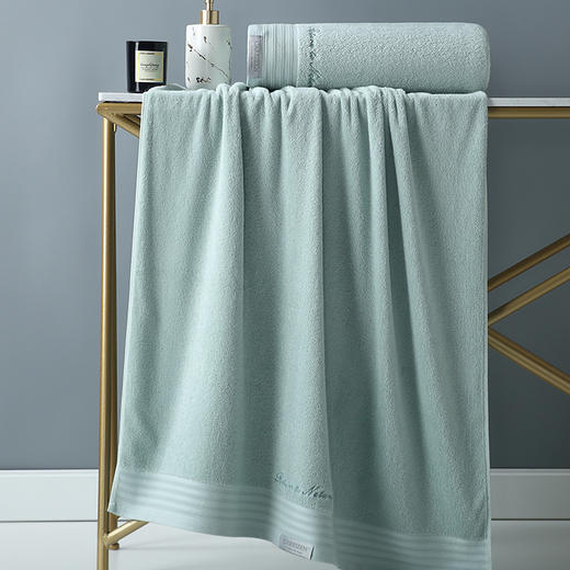 新疆长绒棉浴巾家用纯棉吸水速干夏季全棉大毛巾纯色酒店成人男女 商品图3