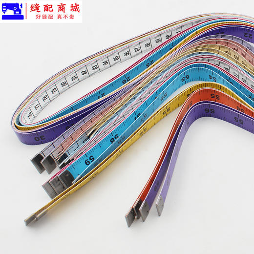 （英寸皮尺）量衣尺三围尺软皮尺裁缝尺1.5米缝纫尺测量尺英寸 商品图4