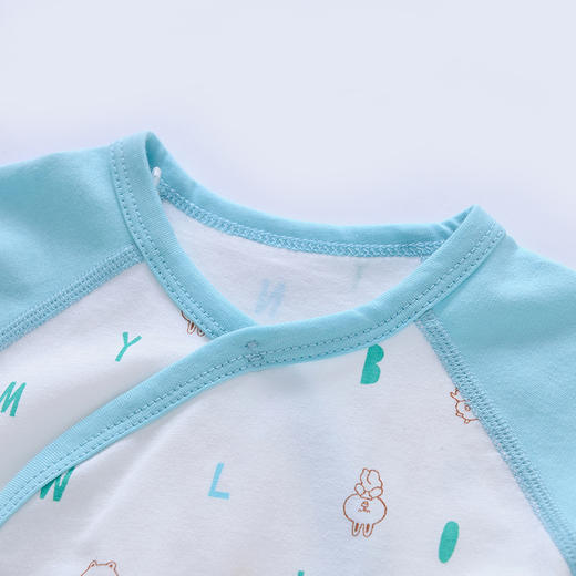 英氏新款婴儿系带护肚连体衣新生儿哈衣YLHAJ01028A YLHAJ01027A 商品图10