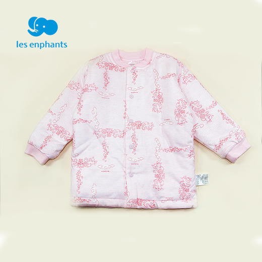 丽婴房-内衣类（冬）B8开衫上衣 N绗棉彩色经典小象 商品图2