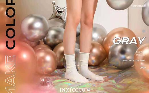 【买5送1】INXICOCO 玩色短袜 女士袜子 商品图6