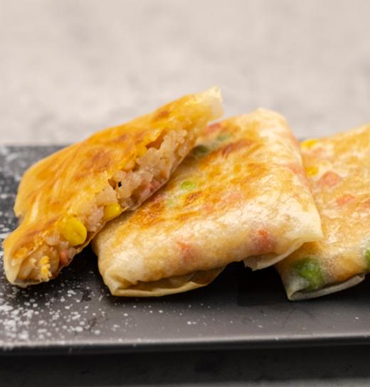 【山歌郁选】青豆糯米饼组合（黑胡椒牛肉味、奥尔良鸡肉味、猪肉味） 手工现做  外酥里糯 商品图2