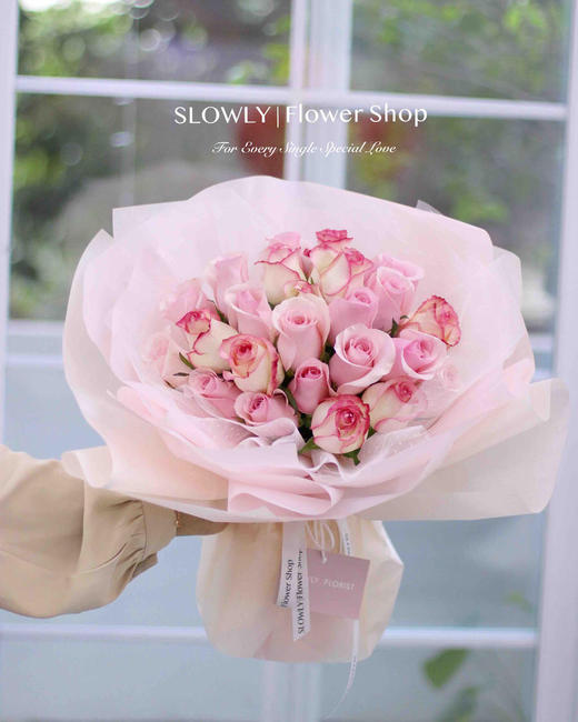 33朵baby粉花束 商品图9