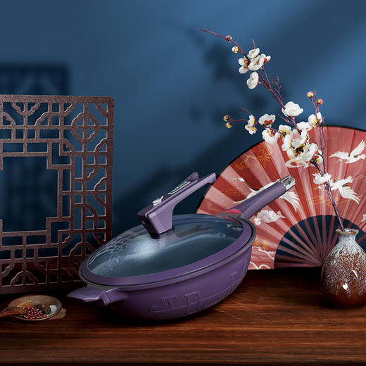 TIBORANG帝伯朗， Fenia菲尼雅 浮雕钛金多用锅32cm 商品图6