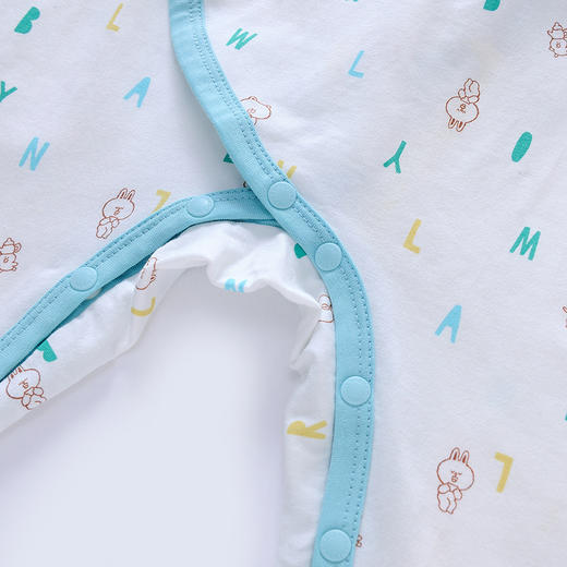 英氏新款婴儿系带护肚连体衣新生儿哈衣YLHAJ01028A YLHAJ01027A 商品图12