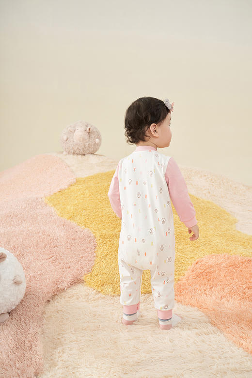 英氏婴儿连体衣对襟男女宝宝爬服和哈衣YLAAJ01011A YLHAJ01027A 商品图4