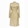 【一】BURBERRY 巴宝莉 女士肯辛顿版型 - 中长款 Heritage Trench 束腰风衣 卡其色 8045288 A1366 商品缩略图1