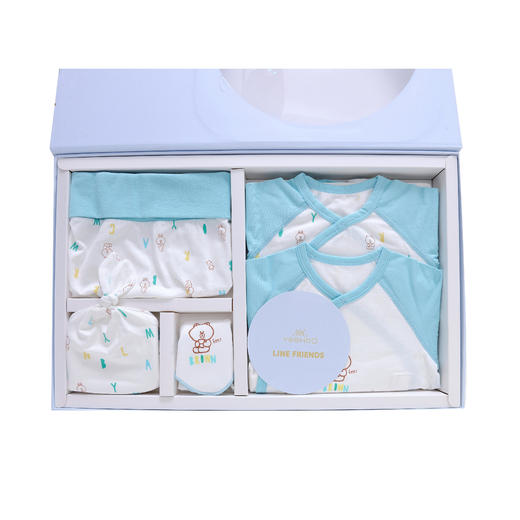 英氏新生婴儿礼盒5件套满月百天送礼四季内衣 YMLNJ01006A YMLNJ01007A 商品图8