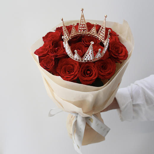 「为爱加冕」红玫瑰花束 商品图1