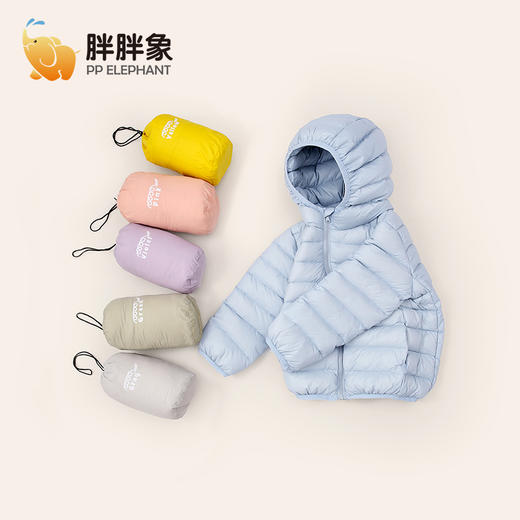 胖胖象儿童轻薄款羽绒服马甲 商品图10