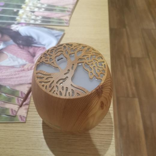 YOHE香薰机RY35C木纹加湿器助眠精油灯家用卧室香薰 商品图1