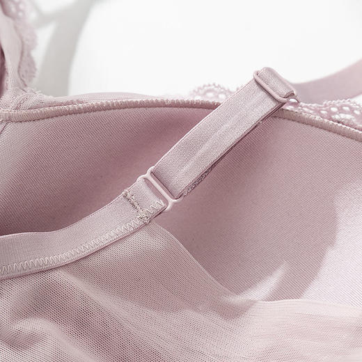 TG-TG02S084真丝无钢圈文胸薄款桑蚕丝内衣大胸显小胸罩大码大胸侧收调整 商品图3