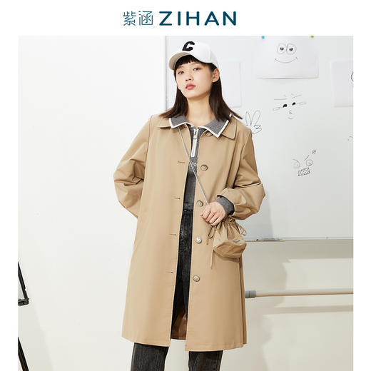 紫涵	长装风衣Z1Z07BS236 商品图1