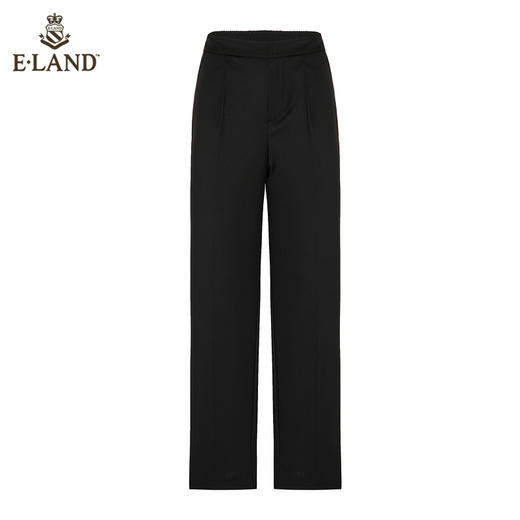 衣恋	时尚休闲宽松显瘦垂感黑色直筒西装裤 EETCB38H2M 商品图4