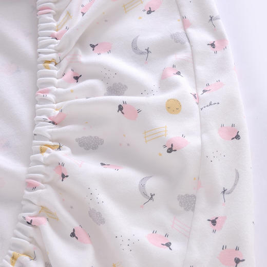 英氏婴儿纯棉床笠 宝宝四季大床笠YERLJ01004A YERLJ01005A 商品图11