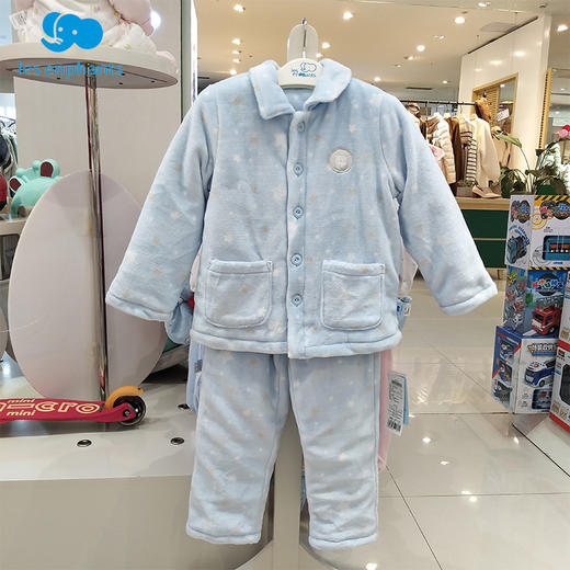 丽婴房-内衣类（秋）C9开衫套装 法兰绒 商品图4