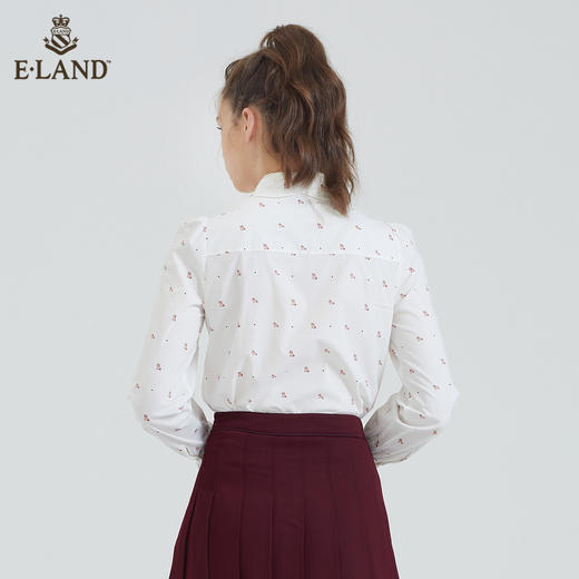 衣恋	娃娃领可爱甜美印花衬衫女 EEYWB38C3M 商品图2
