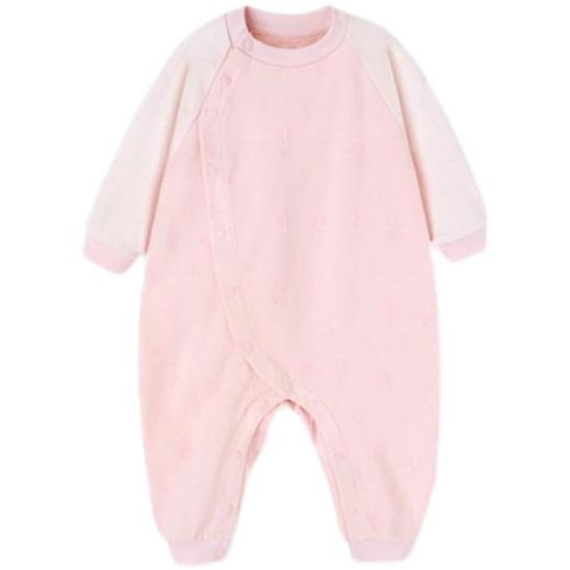 英氏-内衣类（秋）C9粉树叶提花和蛤 婴儿粉 商品图4