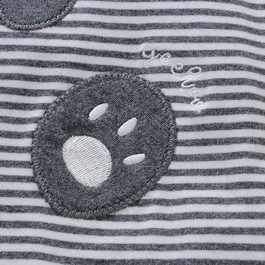 英氏婴儿分腿长袖睡袋男女宝熊猫图案夹棉睡袋防踢被YESFJ01014A 商品图4