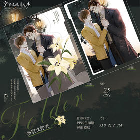 【现货】 梦图记 《穿堂惊掠琵琶声》原著衍生周边 多层文件夹