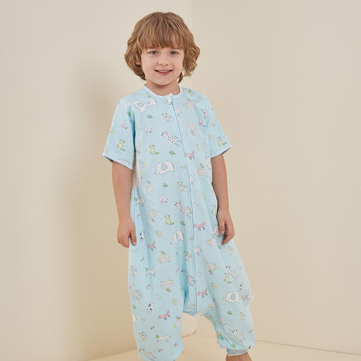 清仓特价龙之涵儿童纱布分腿睡袋 商品图5