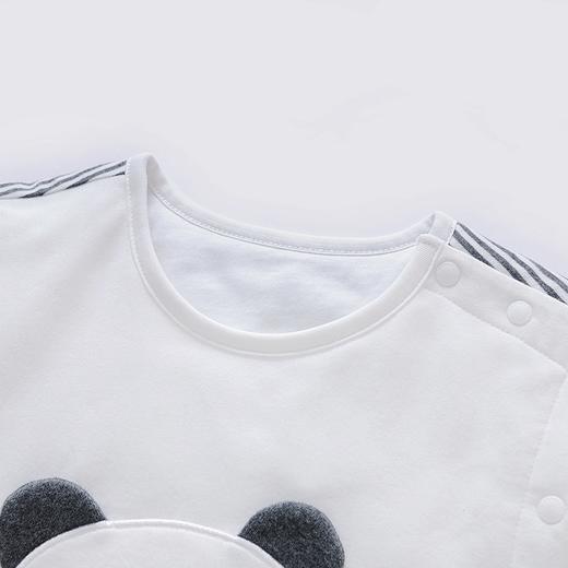 英氏婴儿分腿长袖睡袋男女宝熊猫图案夹棉睡袋防踢被YESFJ01014A 商品图2