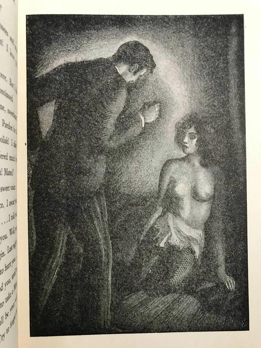 限量版 1930年 皮埃尔·卢维《女人与木偶》 威廉·西格尔8幅插图 精装18开 商品图12