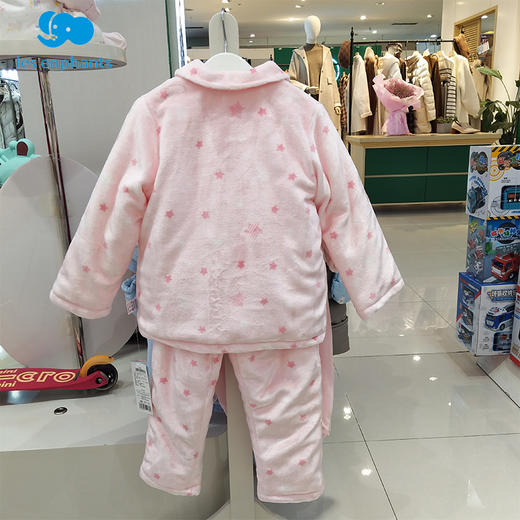 丽婴房-内衣类（秋）C9开衫套装 法兰绒 商品图3