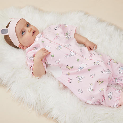 清仓特价龙之涵儿童纱布分腿睡袋 商品图2