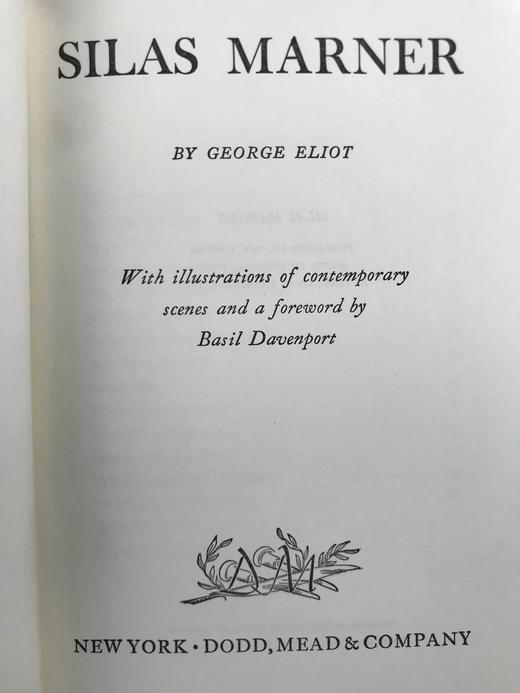 乔治·艾略特《织工马南》 16幅插图 精装大32开 商品图3