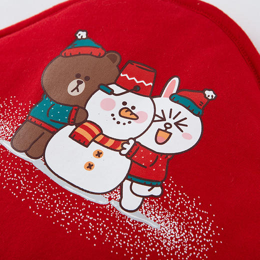 英氏21新款婴儿LF森林大抱被宝宝柔软大豆棉包被YEBAJ01014A 商品图6