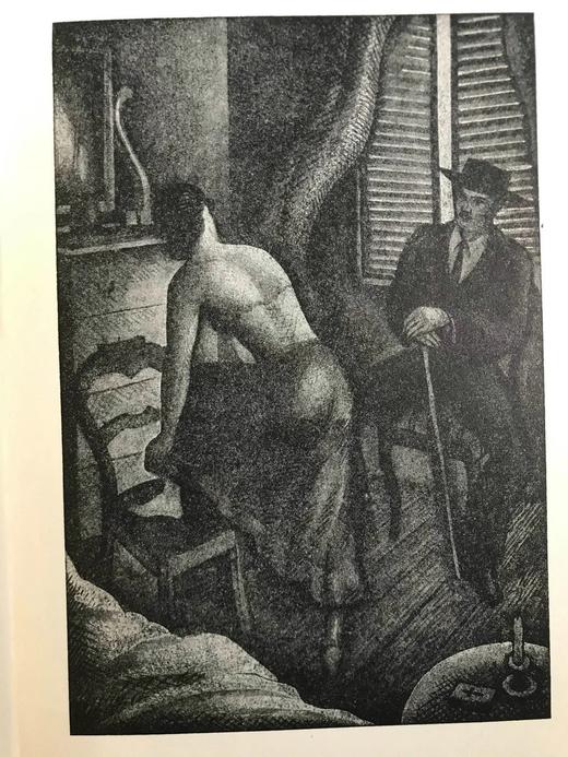 限量版 1930年 皮埃尔·卢维《女人与木偶》 威廉·西格尔8幅插图 精装18开 商品图9