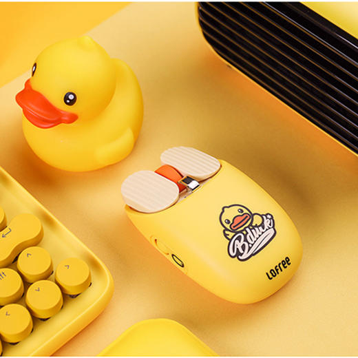 LOFREE 洛斐薯片小黄鸭限定蓝牙鼠标 [福利品] 商品图7