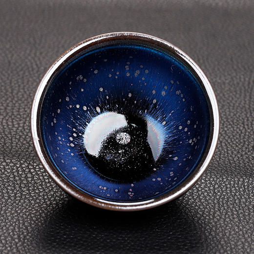 建盏茶杯主人杯四色杯陶瓷品茗杯蓝麒麟百花油滴禅定窑变天目茶盏 商品图2