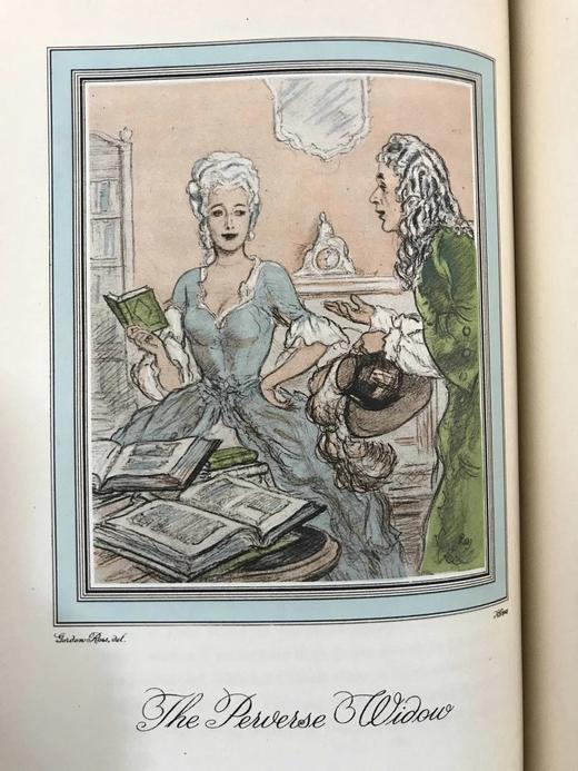 约瑟夫·艾迪生《罗杰爵士故事集》 戈登·罗斯约20幅彩色插图 精装18开 商品图10