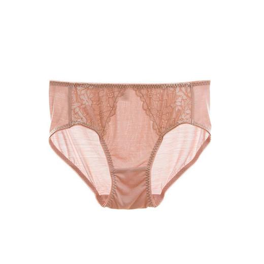 上海旗袍厂TG-TG01S036真丝花边女士三角裤 桑蚕丝蕾丝性感内裤无痕透气大码 商品图4