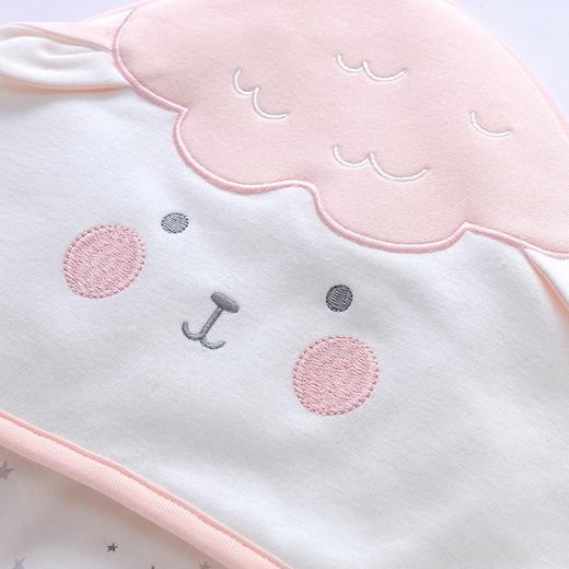 英氏婴儿连帽抱被新品大包被夹棉加厚盖被防惊跳襁褓YEBAJ31016A YEBAJ31018A 商品图8